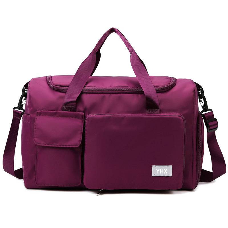 New travel bag for men and women large-capacity portable oblique span dry and wet separation storage bag short-distance travel portable foldable JOOFIRE