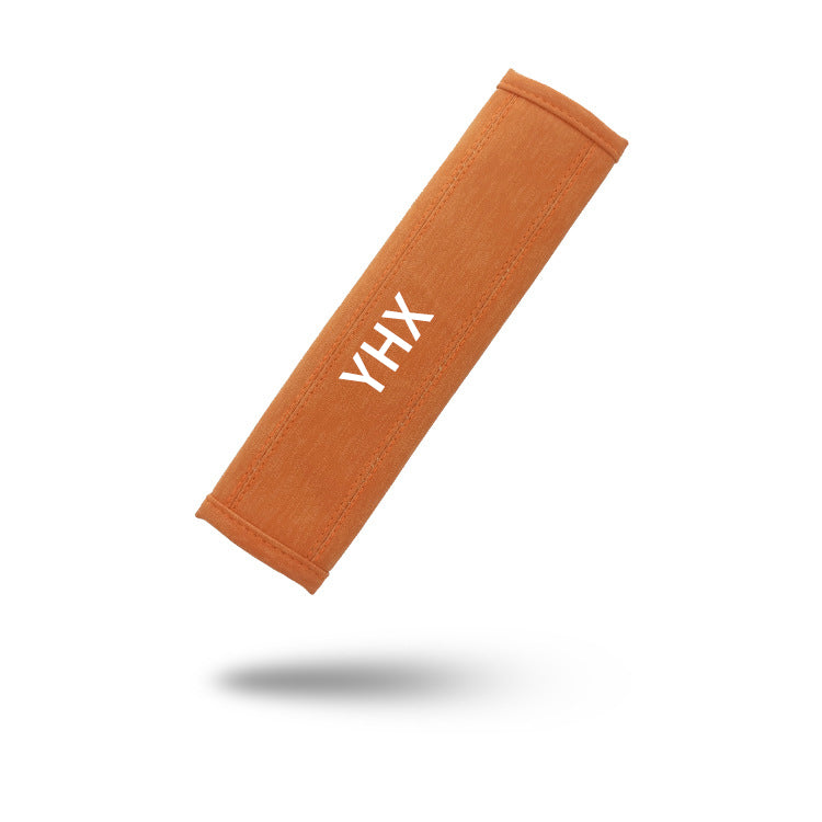 Car Supplies Brushed Leather Shoulder Pad Retro Yangbuck Leather Seat Belt Shoulder Pad JOOFIRE