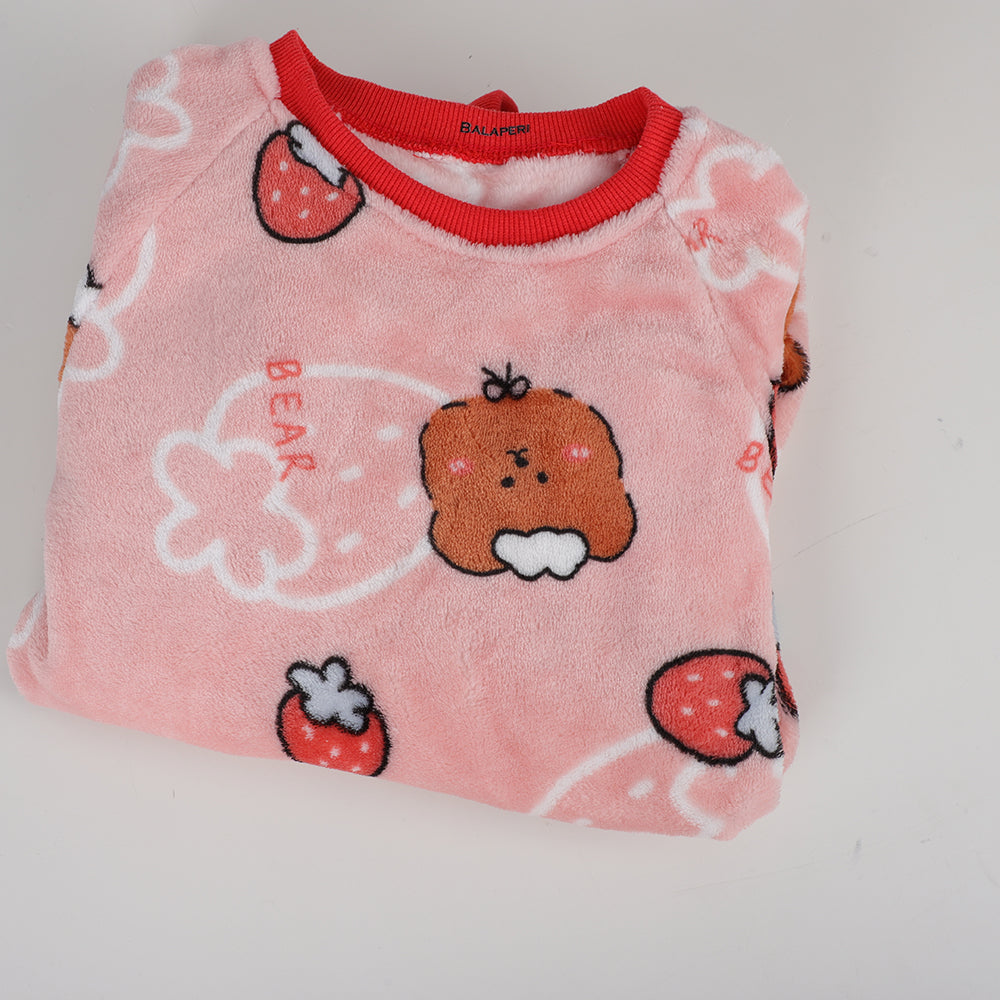 Balaperi Children's and infant's apparel, namely, jumpers, overall sleepwear, pajamas, rompers and one-piece garments