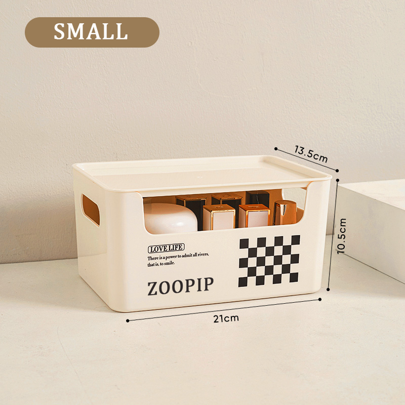 ZOOPIP Desktop storage box multi-functional under sink cabinet drawer storage plastic household kitchen countertop snack storage basket JOOFIRE